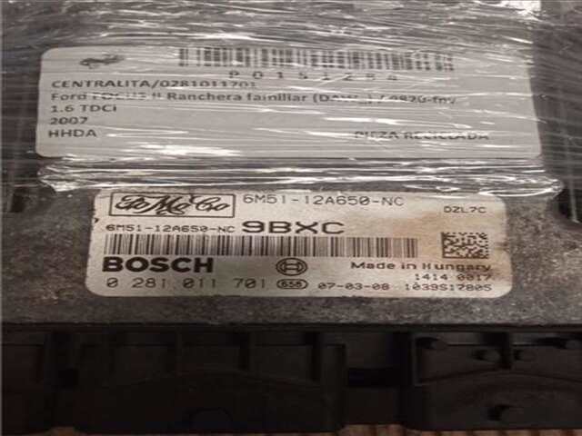Foto 2ª: Centralita Motor ECU Ford Focus 1.6 TDCI [HHDA]