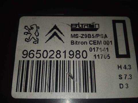 Foto 2ª: Modulo Confort BCM Peugeot 407 PACK COUPE 204CV 150KW [UHZ] (2006)