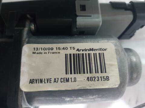 Foto 3ª: Elevalunas Eléctrico Delantero Izquierdo Peugeot 207 CONFORT 90CV 66KW [9HXDV6ATED4] (2010)