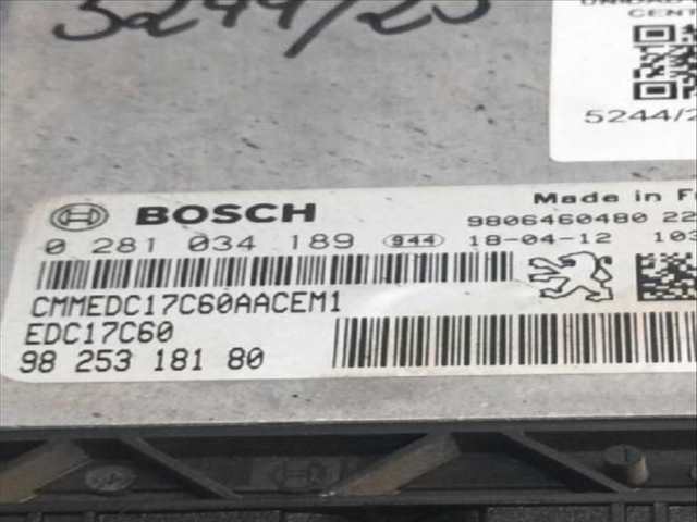 Foto 3ª: Centralita Motor ECU Citroen C4 1.6 BLUEHDI 120 120CV (2013)