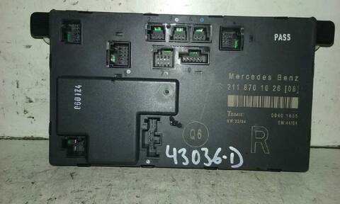 Centralita Cierre Centralizado Mercedes Clase E 180 3.0 CDI CAT BERLINA 224CV 165KW