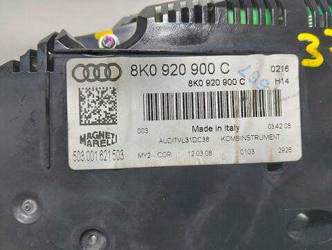 Foto 3ª: Cuadro de Instrumentos Audi A4 BASIS 2 16V TDI 143CV (2008)