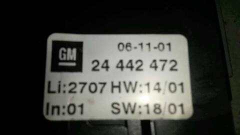 Foto 2ª: Mando Climatizador Opel Astra 2.2 16V CAT Z 22 SE) COUPE 147CV 108KW (2000)