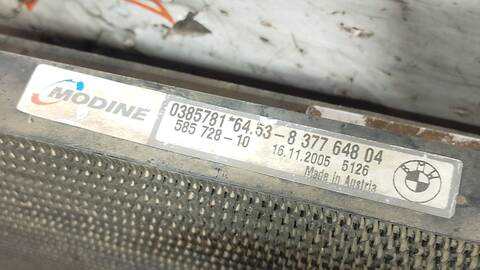 Foto 3ª: Radiador Calefaccion A.A. Bmw X3 2.0D 150CV 110KW [M47N204D4] (2006)
