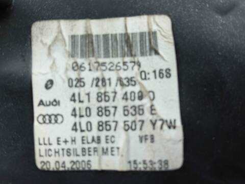 Foto 3ª: Retrovisor Izquierdo Audi Q7 3.0 V6 24V TDI 233CV 171KW (2006)