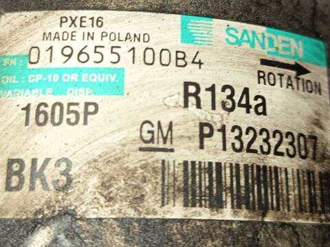 Foto 1ª: Compresor Aire Acondicionado Opel Insignia 2.0 CDTI 68) (2008)