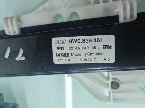 Foto 2ª: Elevalunas Manual Trasero Izquierdo Audi A4 BASICO AVANT 150CV 110KW [DEUA] (2017)