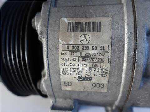 Foto 3ª: Compresor Aire Acondicionado Mercedes Clase C 160 C 220 CDI 170CV 125KW FAMILIAR [OM 646.811] (2008)