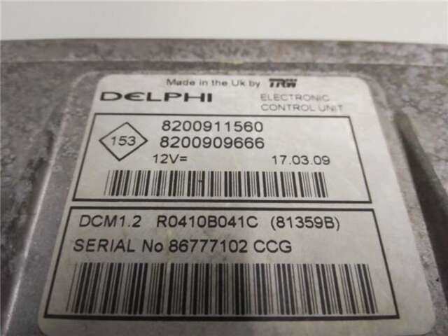 Foto 3ª: Centralita Motor ECU Renault Clio 1.5 EXPRESSION [1.5 LTR. - 50 KW DCI DIESEL] [K9K 768]