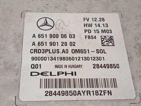 Foto 4ª: Centralita Motor ECU Mercedes Clase C 160 C 220 T CDI BLUETEC 205.204) 170CV 125KW FAMILIAR [651921] (2015)