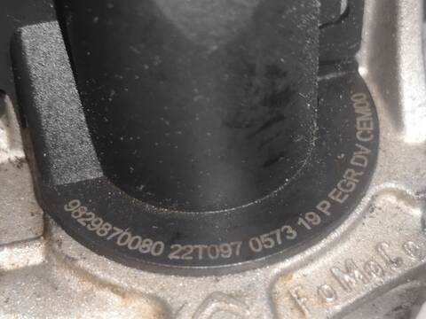 Foto 1ª: Valvula EGR Citroen C4 YHS BERLINA (2022)