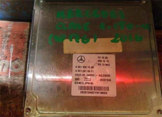 Foto 2ª: Centralita Motor ECU Mercedes Clase A 140 1.8 A 180 CDI BLUEEFFICIENCY (176.000) [1.8 LTR. - 80 KW CDI CAT] [651901]