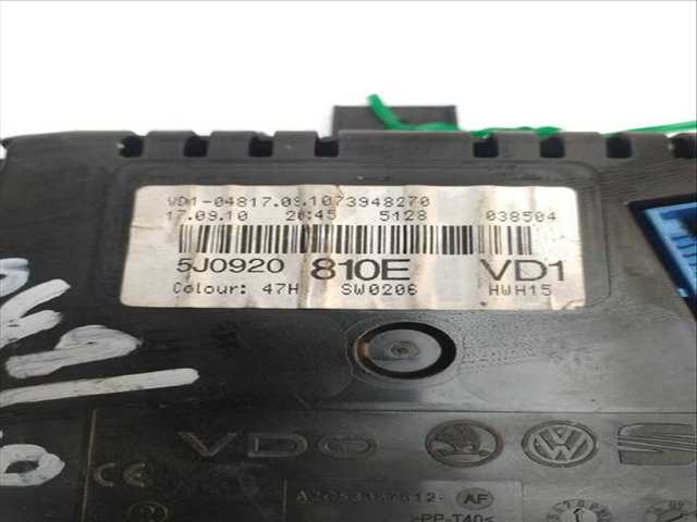 Cuadro de Instrumentos Skoda Fabia 1.2 60CV