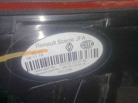 Foto 3ª: Piloto Portón Izquierdo Renault Scenic 1.3 TCE 140 140CV 103KW IV J9_) [H5H 450,H5H 470,H5H 490] (2018)