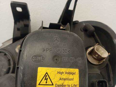 Foto 2ª: Faro Derecho Mercedes Clase ML 270 CDI 163.113) W163) [612963] (2003)