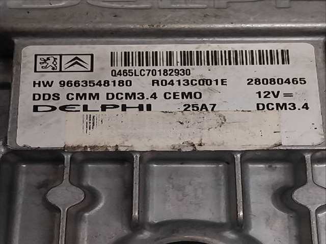 Foto 2ª: Centralita Motor ECU Peugeot 407 2.0 HDI [D-RHR] (2007)
