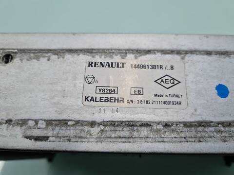 Foto 3ª: Intercooler Renault Captur DYNAMIQUE 90CV 66KW [K9K608] (2015)