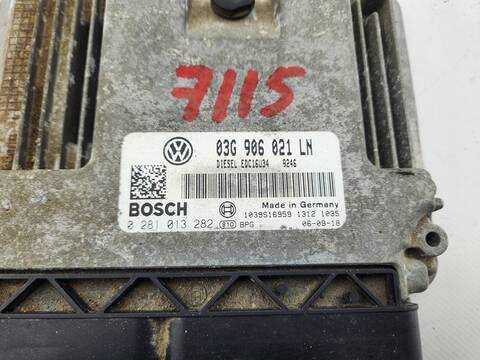 Foto 2ª: Centralita Motor ECU Seat Altea ERENCE 105CV 77KW [BXE] (2007)