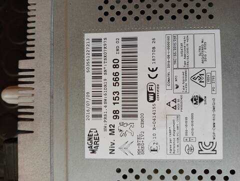 Foto 3ª: Sistema Audio Radio CD Peugeot 208 ACCESS 1 VTI 68CV (2012)