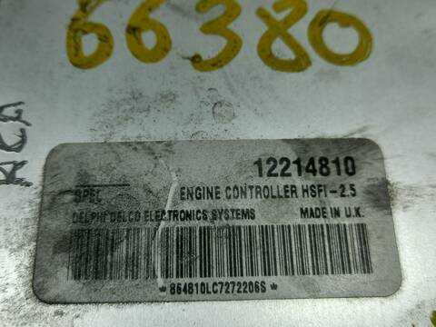 Foto 2ª: Centralita Motor ECU Opel Meriva Z16SE (2004)
