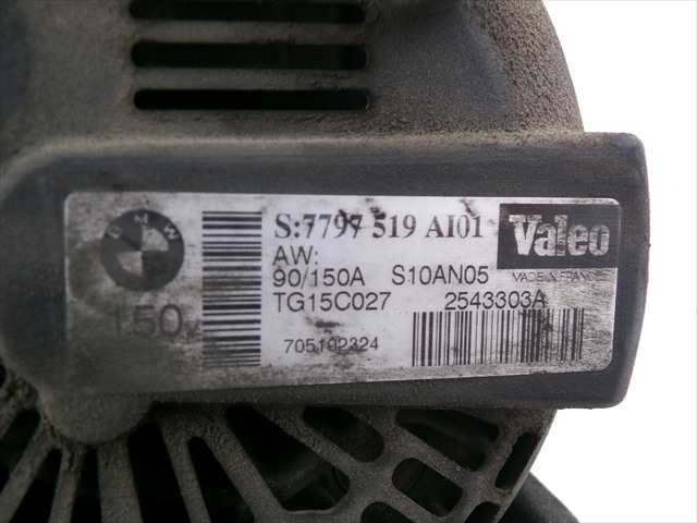 Foto 2ª: Alternador Bmw Serie 1 120 2.0 D E87,2004-2013 [204D4] (2005)