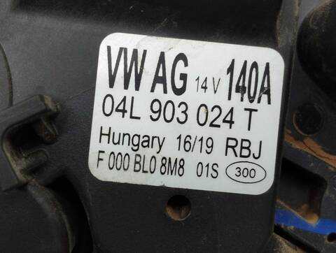 Foto 2ª: Alternador Volkswagen Tiguan 2.0 TDI 190CV 140KW [DFG] (2019)