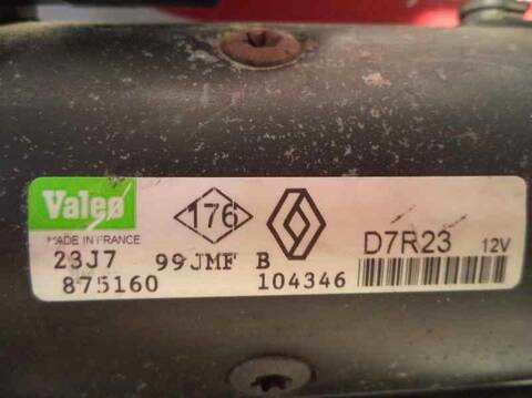 Foto 4ª: Motor de Arranque Renault Laguna 2.2 TD 113CV 83KW [G8T] (1998)