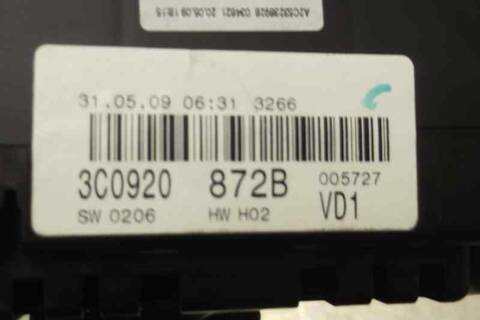 Foto 2ª: Cuadro de Instrumentos Volkswagen Passat BLUEMOTION BERLINA 110CV 81KW [CBD] (2009)