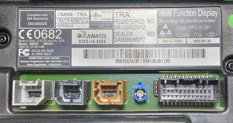 Foto 2ª: Pantalla Multifuncion Renault Megane DYNAMIQUE 1 DCI DIESEL FAP 110CV (2009)
