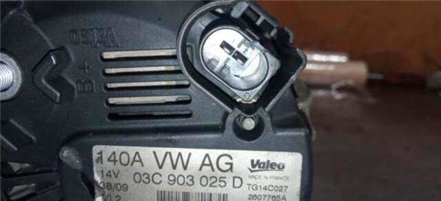 Foto 3ª: Alternador Volkswagen Golf 1.4 ADVANCE [1.4 LTR. - 90 KW 16V TSI (1390 CM3)] [CAXA]