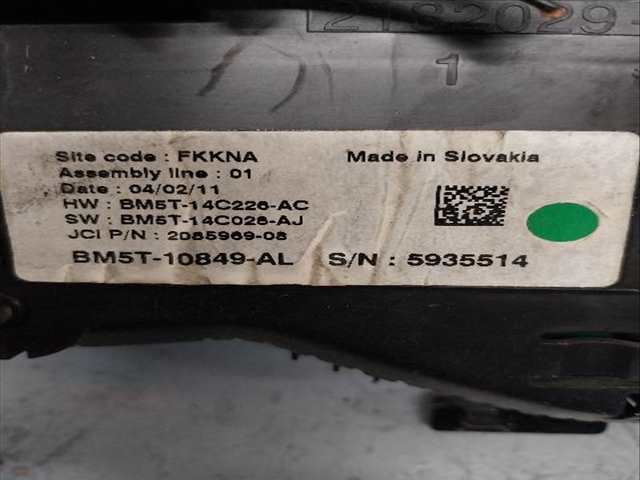 Foto 4ª: Cuadro de Instrumentos Ford Focus 1.6 G [G-JQDB] (2011)