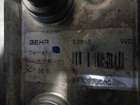 Foto 2ª: Radiador Aceite Opel Astra COSMO 101CV 74KW [Z17DTH] (2007)
