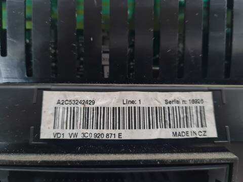 Foto 2ª: Cuadro de Instrumentos Volkswagen Passat 2.0 TDI BERLINA 140CV 103KW [BKP] (1950)