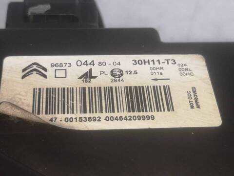 Foto 3ª: Faro Derecho Citroen C4 9HP BERLINA (2011)