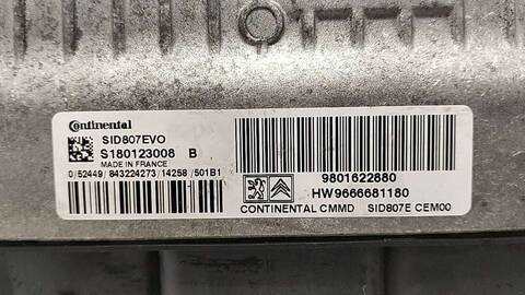 Foto 2ª: Centralita Motor ECU Peugeot 2008 ACCESS 1 12V E 82CV (2013)