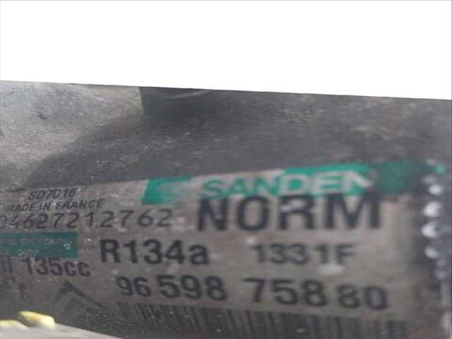 Foto 2ª: Compresor Aire Acondicionado Peugeot 307 1.6 HDI 110 (2002)