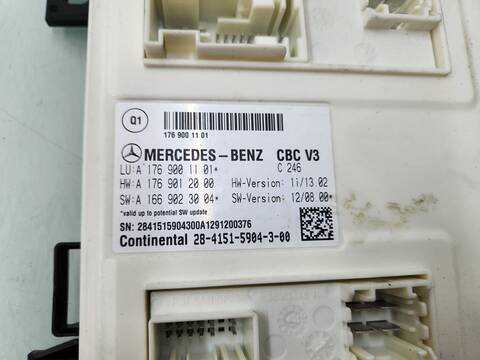 Foto 3ª: Centralita Motor ECU Mercedes Clase A 140 A 200 CDI BLUEEFFICIENCY 176.001) 136CV 100KW [651901] (2012)