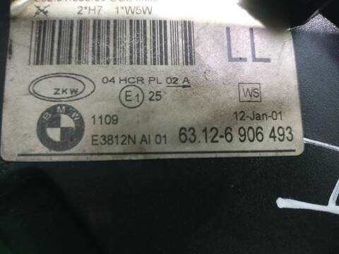 Foto 3ª: Faro Izquierdo Bmw Serie 3 315 320D 136CV [M47D20] (1998)