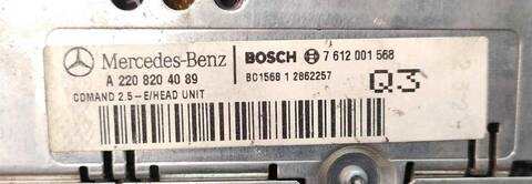 Foto 3ª: Sistema Audio Radio CD Mercedes Clase S 220 S 320 CDI 220.026 220.126) 197CV (1998)