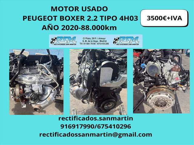 Motor Completo Peugeot Boxer DIESEL