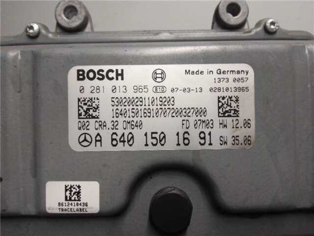 Foto 3ª: Centralita Motor ECU Mercedes Clase B 150 2.0 180 CDI (245.207) [2.0 LTR. - 80 KW CDI CAT] [OM 640.940]