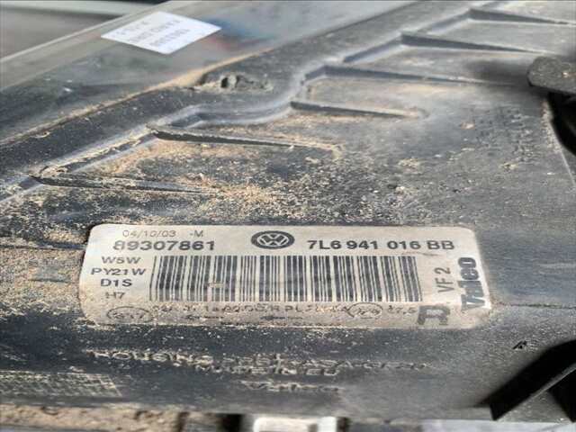 Foto 2ª: Faro Derecho Volkswagen Touareg 2.5 TDI (2003)