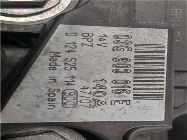Foto 3ª: Alternador Audi A4 2.0 BASIS BERLINA 143CV 105KW [CAGA] (2008)