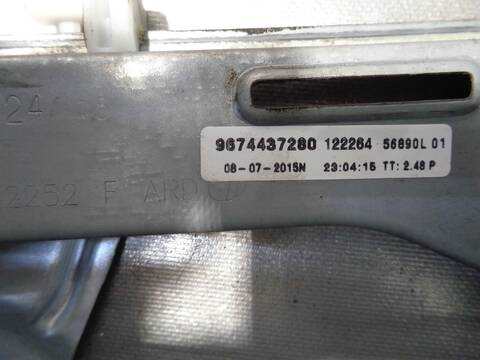 Foto 3ª: Elevalunas Manual Trasero Derecho Citroen C Elysee 1.6 BLUE-HDI FAP 99CV 73KW [BHY] (2015)