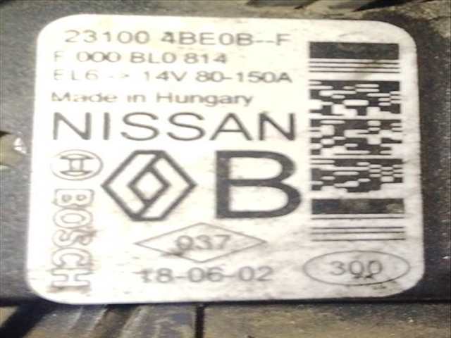 Foto 2ª: Alternador Nissan Qashqai 1.2 DIG-T (2013)