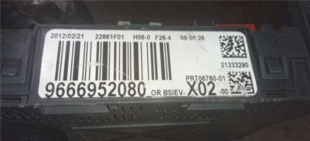 Caja Reles Fusibles Citroen C3 1.4 16V HDI