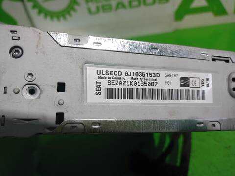 Foto 2ª: Sistema Audio Radio CD Seat Ibiza EMOCION 60CV 44KW [CGPB] (2010)