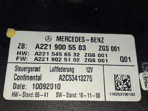 Foto 3ª: Centralita Motor ECU Mercedes Clase S 220 S 350 BLUETEC 221.026) BERLINA 258CV 190KW [OM642862] (2010)