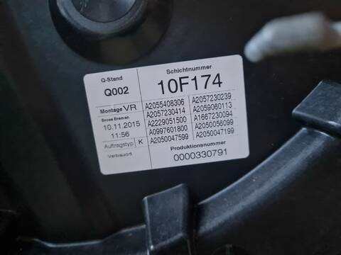 Foto 2ª: Elevalunas Eléctrico Delantero Derecho Mercedes Clase C 160 C 350 T E 205.247) 279CV FAMILIAR [274920] (2015)
