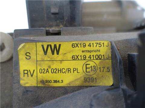 Foto 3ª: Faro Izquierdo Volkswagen Lupo 1.4 TRENDLINE 75CV 55KW [BBY] (2003)